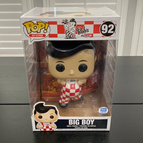 Funko POP! Ad Icons Bob's Big Boy Limited Edition #92 - 10 Inch - Picture 3 of 11